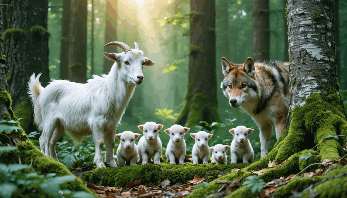 découvrez le récit captivant du loup, de la mère chèvre et de ses sept chevreaux, une histoire pleine de suspense, d'émotions et de leçons intemporelles pour petits et grands.