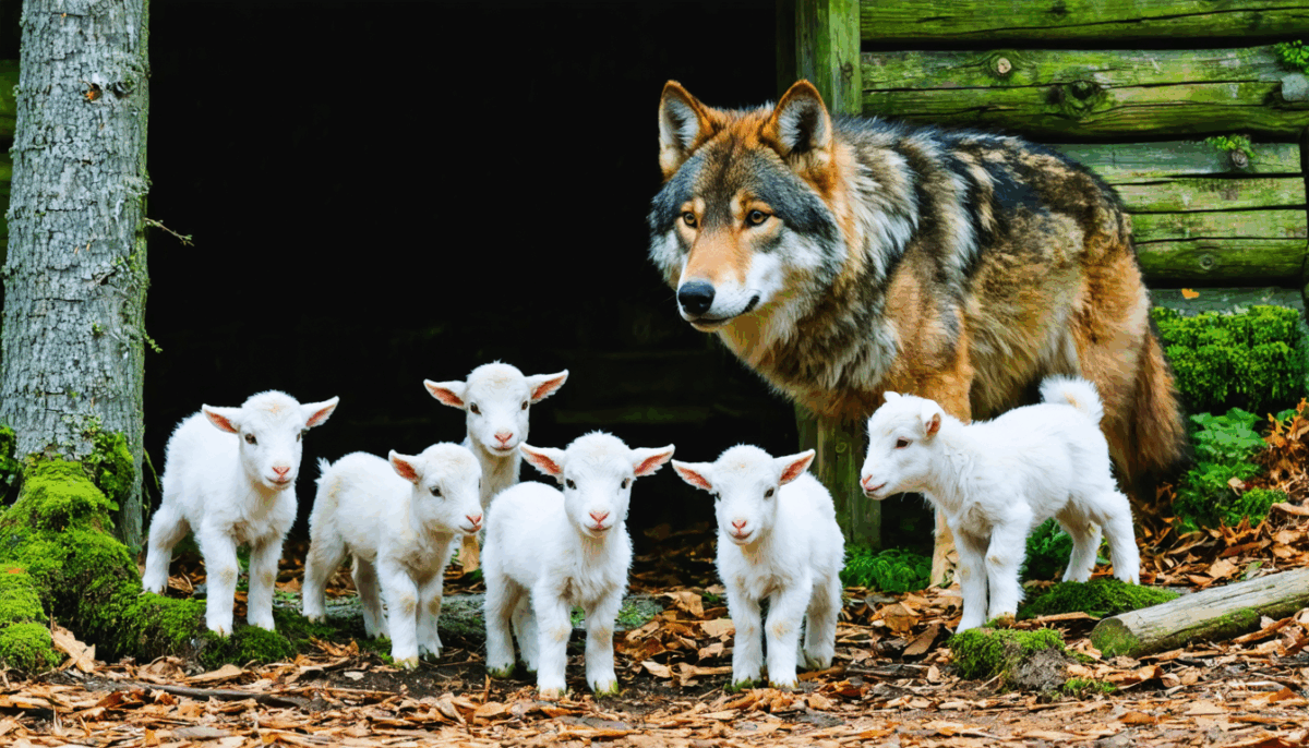 découvrez le récit captivant du loup, de la mère chèvre et de ses sept chevreaux, une histoire pleine de suspense et de leçons pour petits et grands.