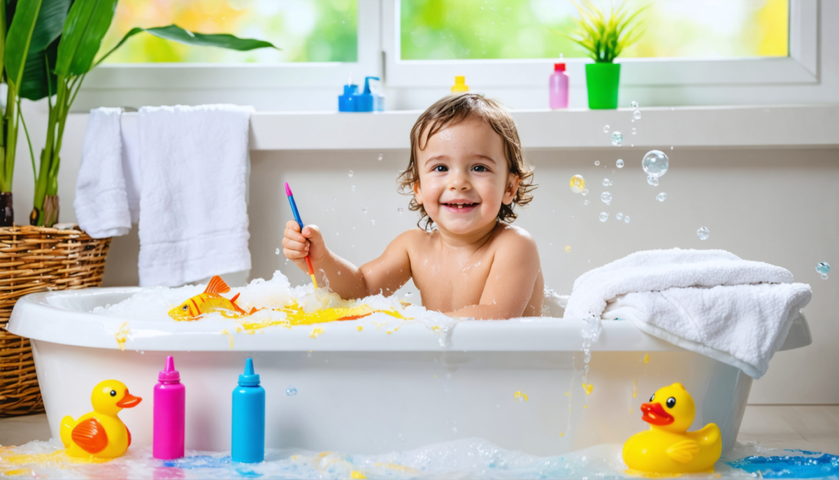 découvrez comment rendre l'heure du bain amusante et enrichissante avec le coloriage dans le bain, une activité créative qui stimule l'imagination de vos enfants tout en les divertissant.