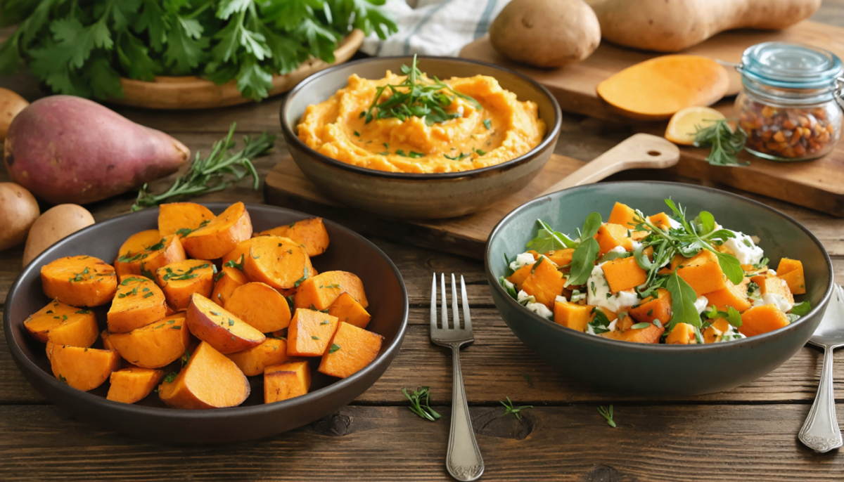 découvrez des recettes simples et savoureuses à base de patate douce pour préparer facilement ce légume délicieux chez vous.