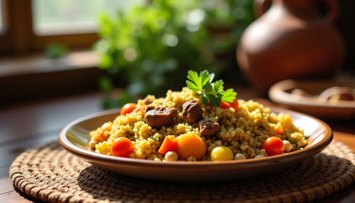 Maîtrisez l'art du couscous traditionnel : recette maison simple et savoureuse