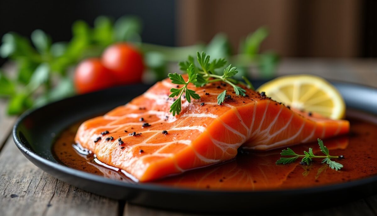 Filet de saumon entier au four : la recette parfaite pour un repas délicieux et équilibré