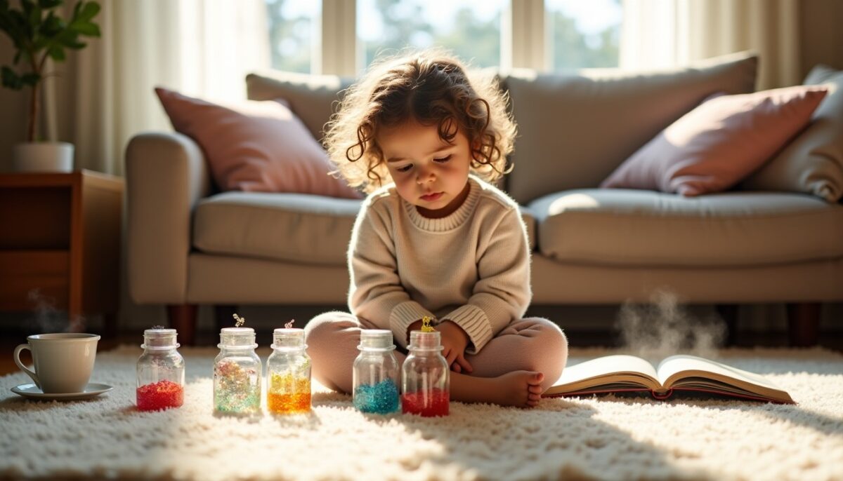 Bouteilles sensorielles : un jeu apaisant pour calmer l'anxiété chez les enfants